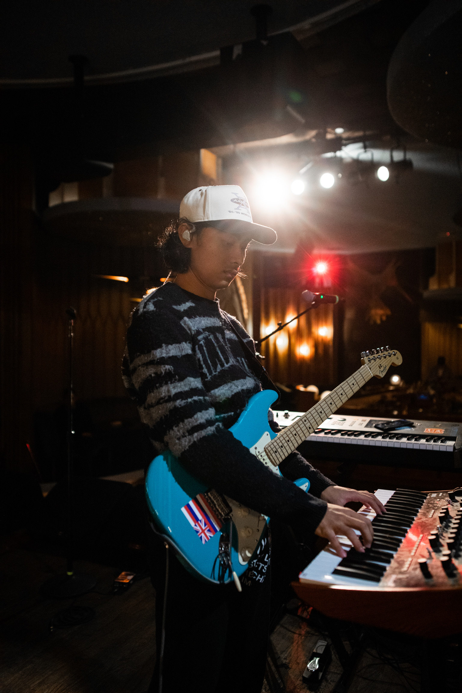 Founder Francis Gora with guitar